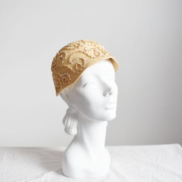 1930s Sequined Cloche Hat 