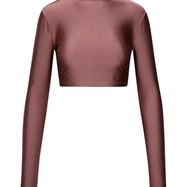 The Andamane Top In Mauve Polyamide Blend Women