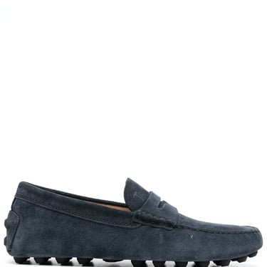 Tod's Men Gommino Bubble Driving Shoes In Suede