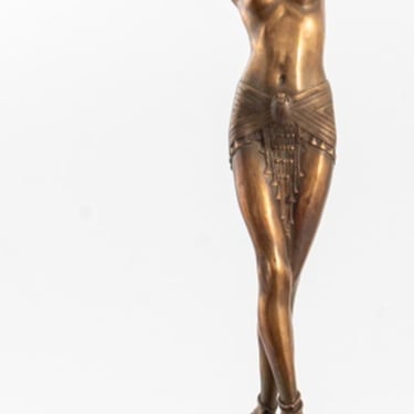 Demetre Chiparus Art Deco &quot;Egyptian Dancer&quot; Bronze