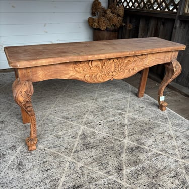 Killer Carved Sofa Table