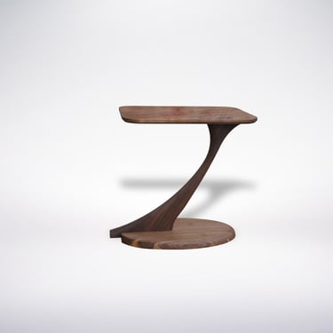 Cantilever Side Table | Mid Century Modern Side Table | Modern Night Stand | Wood Side Table and End Table | WALNUT QUICKSHIP 