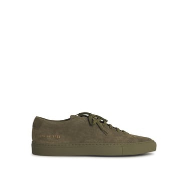 Common Projects 'Achilles' Green Suede Sneakers Men