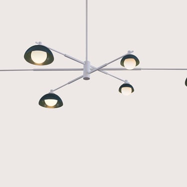 Dixon Narrow Six Light Ceiling Fixture