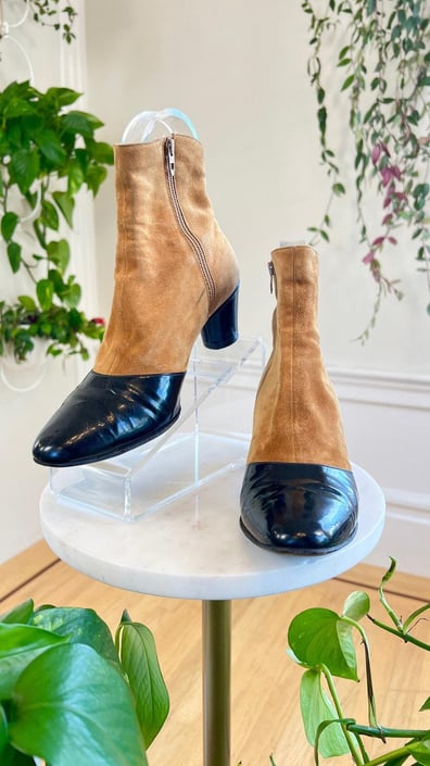 【YELLO】BLACK DOUBLE SNEAKER SHORT BOOTS 05002268.jpg.webp