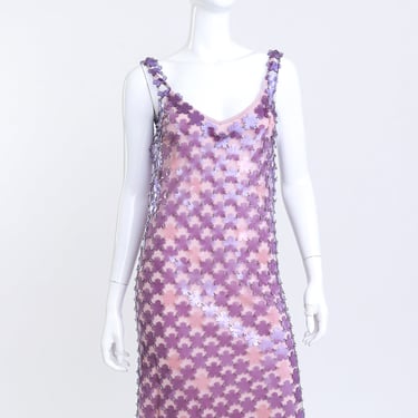 Plastic Flower Link Dress