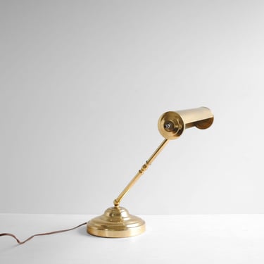 Vintage Gold Piano or Desk Lamp 