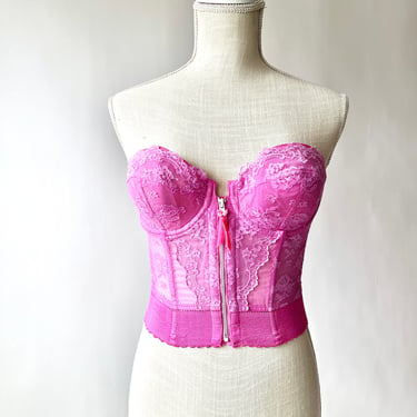 1950s Lace Bustier/Lady Marlene made in the USA 