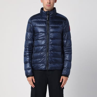 Canada Goose Crofton Blue Nylon Down Jacket Men