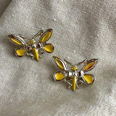 Insect scatter pins - 1960s dime store vintage costume jewelry 