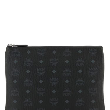 Mcm Women Printed Canvas Pouch