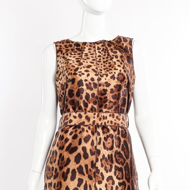 Belted Leopard Mini Dress