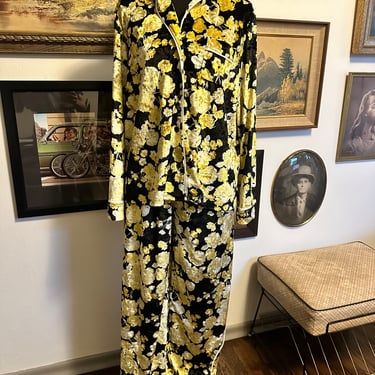 Vintage Crushed Velour Pajama Set 