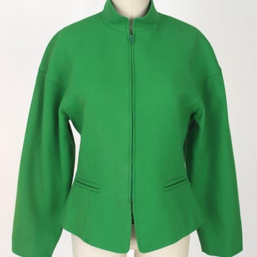 Guy Laroche Wool Kelly Green Jacket