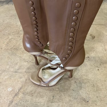 Prada cutout booties