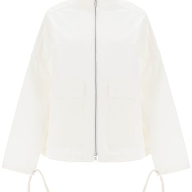 Jil Sander Oversized Blouson Jacket In Canvas Women