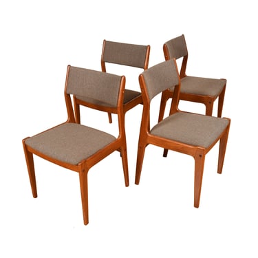 Set of 4 Danish Modern Teak Dining Chairs