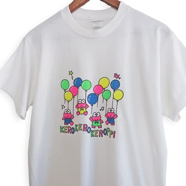 Keroppi t shirt / vintage Sanrio shirt / 1990s Keroppi Sanrio single stitch t shirt Small Hello Kitty 
