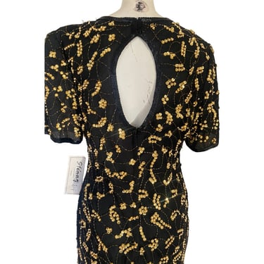 1969 Geoffrey Beene Wool Houndstooth Dress