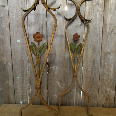 Decorative Iron Table Legs 30.5 X 10.25