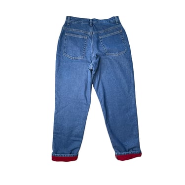Vintage Women's 90's LL Bean Fleece Lined Jeans, Size 10 