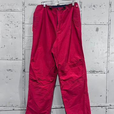 M track pants Y2K Structure brand red Gorpcore Style 90s Aesthetic Basic Essentials Streetwear Skater 