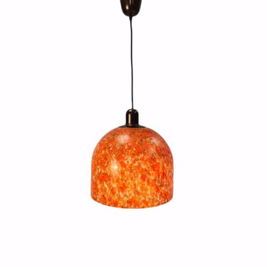 Rare and elegant Mid-Century Modern pendant lamp by Peill & Putzler, Germany, 1970s. 