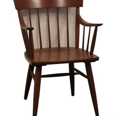 WILLETT FURNITURE Solid Cherry Mid Century Modern Dining Arm Chair 