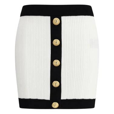 Balmain Women Knit Mini Skirt