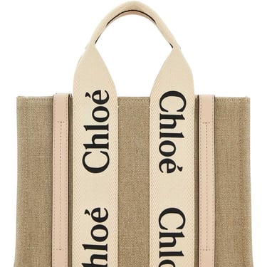 Chloe Women Multicolor Fabric Small Woody Shopping Bag