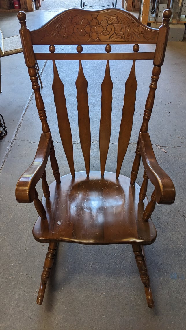 Wood Rocking Chair | Earthwise Architectual Salvage (Seattle) | Seattle, WA