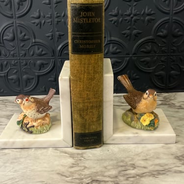 Sparrow Club 1995 Marble Bookends