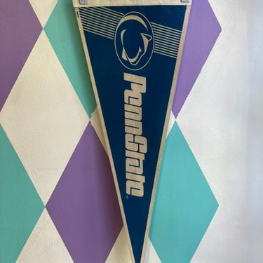 Vintage 1990s Penn State Pennant - PSU Memorabilia