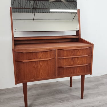 Danish 1960s Teak Vanity