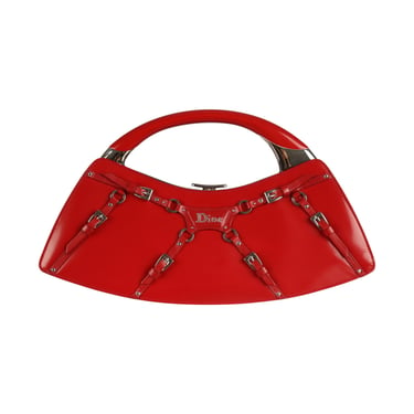 Dior Red Bondage Bag