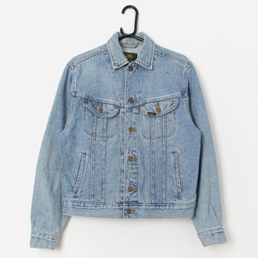 L) Vintage Lee Storm Rider Denim Jacket 121821RK | Chance L) Vintage Lee Storm Rider Denim Jacket 121821RK | Chance