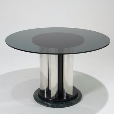 TABLE AVEC PLATEAU FUMÉ, 1980s