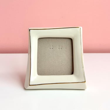 Small Square Porcelain Frame by Mikasa 