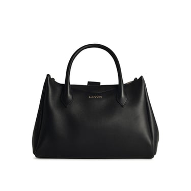 Lanvin Black Leather Bag Woman