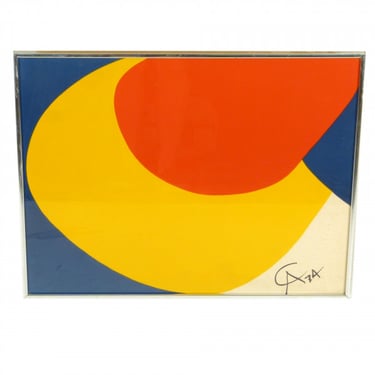 Alexander Calder Lithograph, 1974