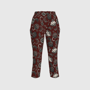 The Julia Pant | Merlot Legacy Lace