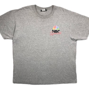 Vintage 90s/00s NBC Sports Faded Out Promotional Graphic T-Shirt Size XL 