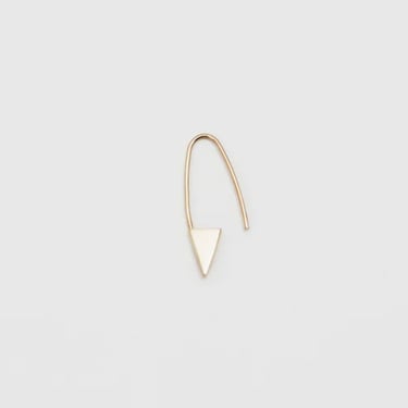 Mini Triangle Earring - Yellow Gold