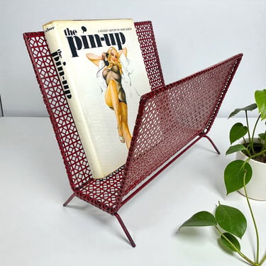 Vintage Magazine Rack Retro 1960s Mid Century Modern + | Retrospect ...
