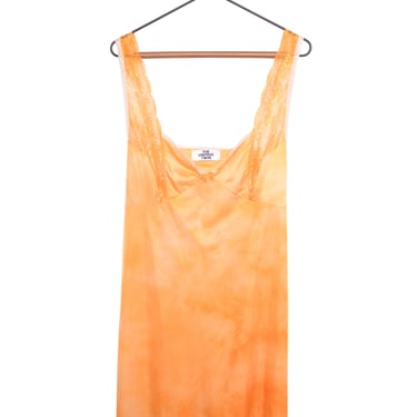 1950s Hand-Dyed Marble Slip Dress