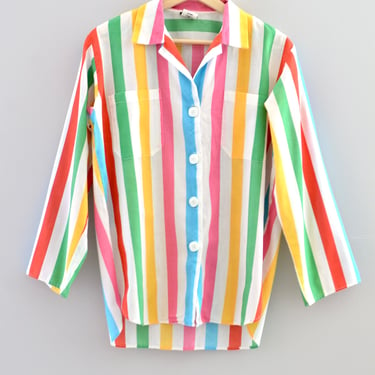 Vintage Rainbow Stripe Shirt