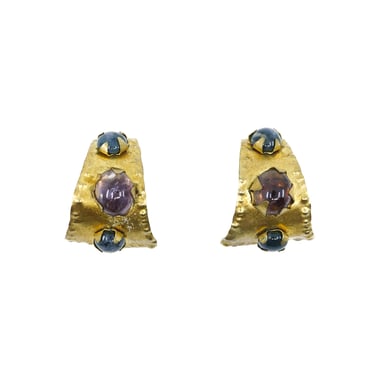 Hervé Van Der Straeten Cabochon Earrings