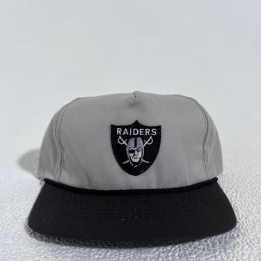 Vintage Two Tone Oakland Raiders Shield Snapback Hat