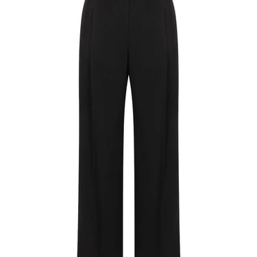 Loewe Women Wool Trousers With Logo Band