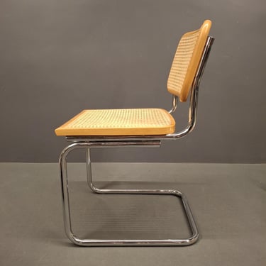 Mid Century Modern Cesca Chair design in 1928 by Marcel Breuer. B32 Italian Cesca. Bauhaus style, MOMA, Made in Italy 1960's. Very Rare 